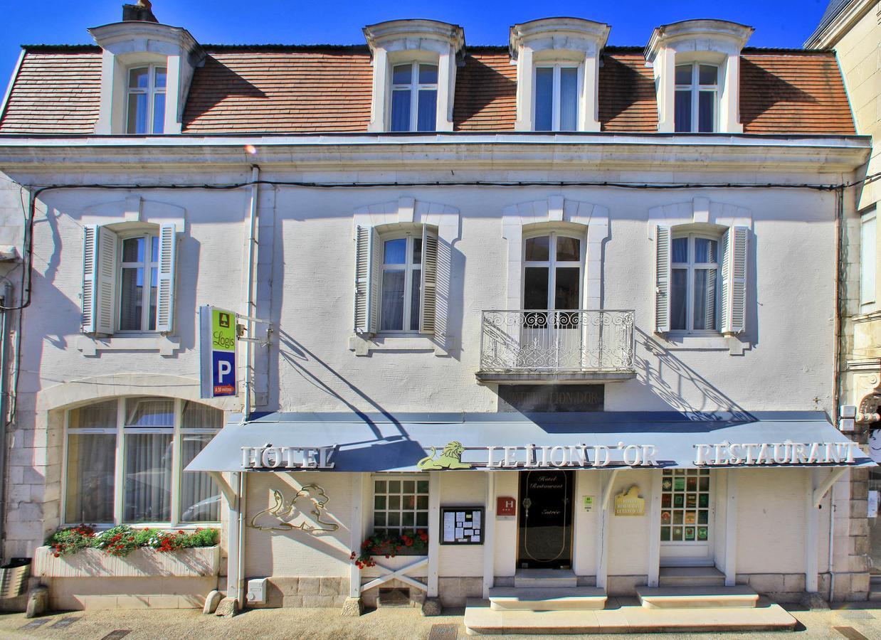 Logis Hotel Le Lion D'Or Chauvigny Exteriör bild